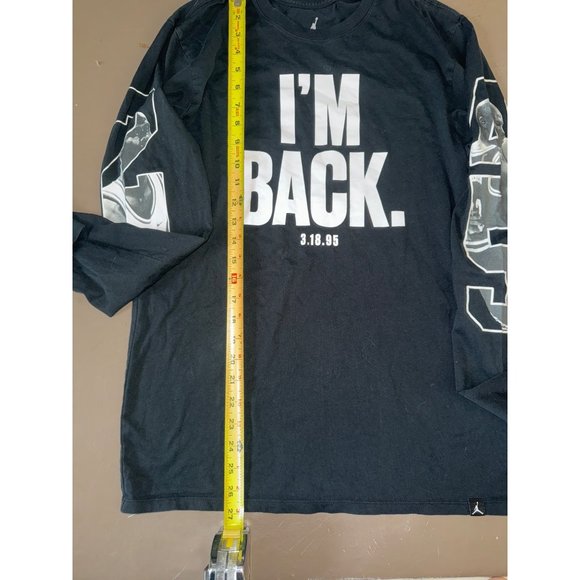 Nike Air‎ Jordan long sleeve “I’m Back 3.18.95” men's medium - Picture 2 of 9